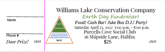 Earth Day Fundraiser ticket