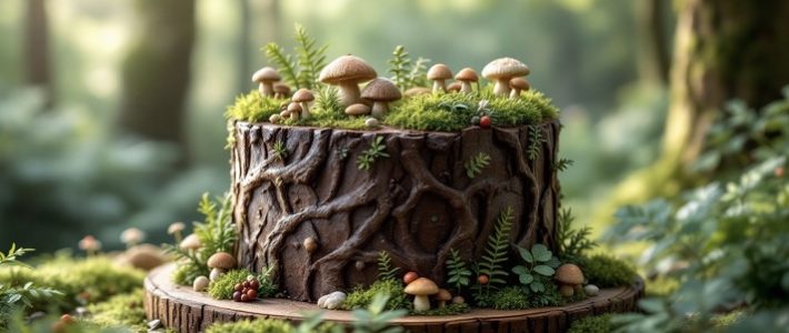 It’s a Party for the Shaw Wilderness Park Birthday Cake in forest