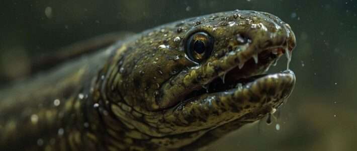 American Eel close up