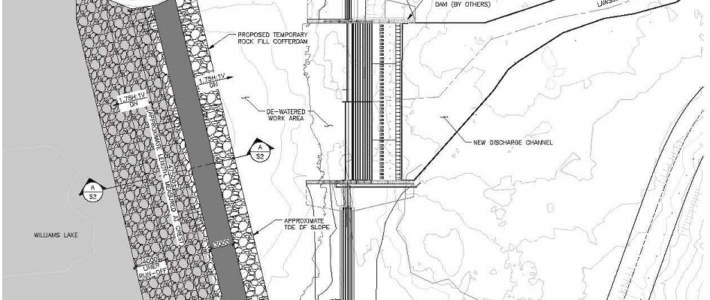 Williams Lake Cofferdam July 2026